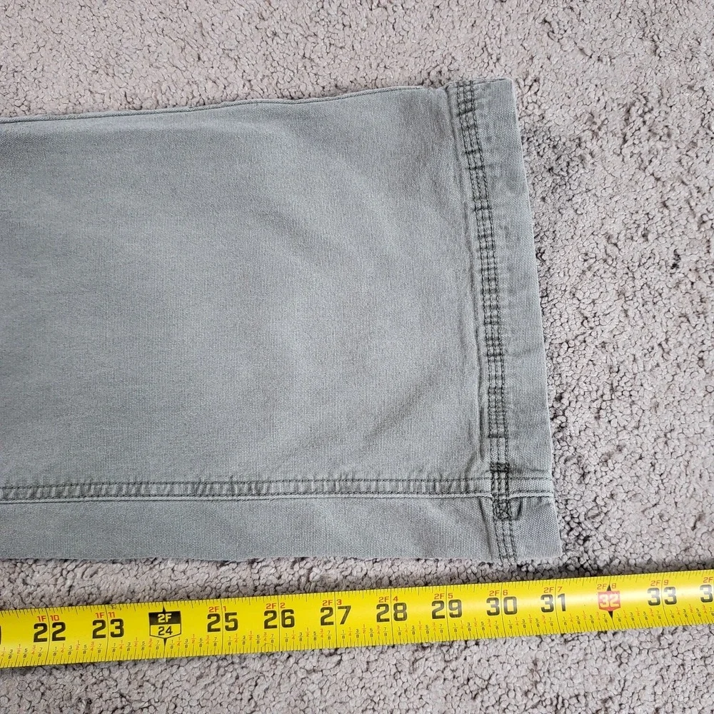 American Eagle Outfitters Women Pants 6 LONG Green Cargo Classic Bootcut - Picture 9 of 13